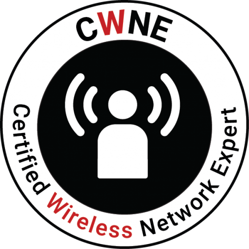 CWNE Certified Wireless Network Expert badge Réseaux Eagle